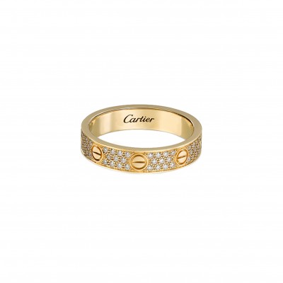 CARTIER  LOVE WEDDING BAND, DIAMOND-PAVED B4083300